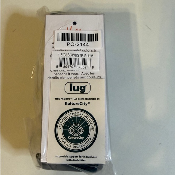 New. Lug webbed strap Plum. 💜 - Picture 2 of 2